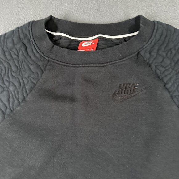Nike Sweatshirt Womens Large Black Elephant Print Crewneck Pullover 841645-010 - Picture 4 of 14